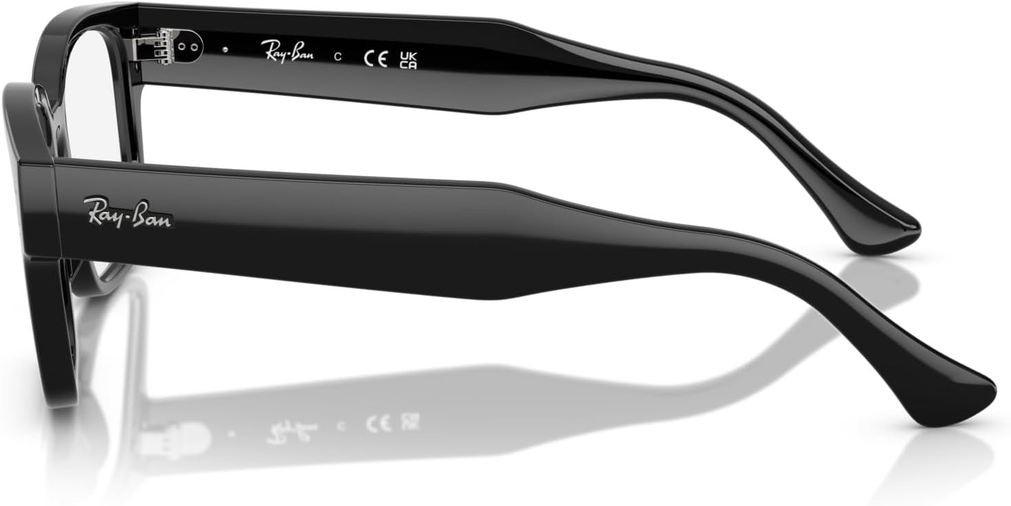 Ray-Ban RX7256 8260 Eyeglasses 51mm Black / Clear Demo Lens