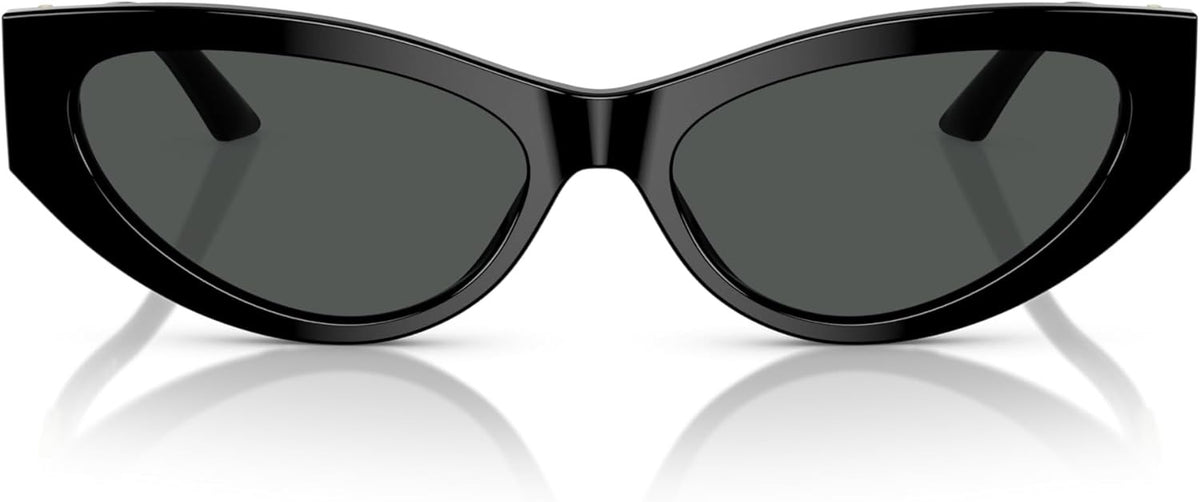 Versace VE4470B GB1/87 Cat Eye Sunglasses 56mm Black / Dark Grey Lens