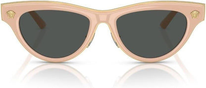 Versace VE2273 5494/87 Cat-Eye Sunglasses 52mm Nude / Dark Grey Lens