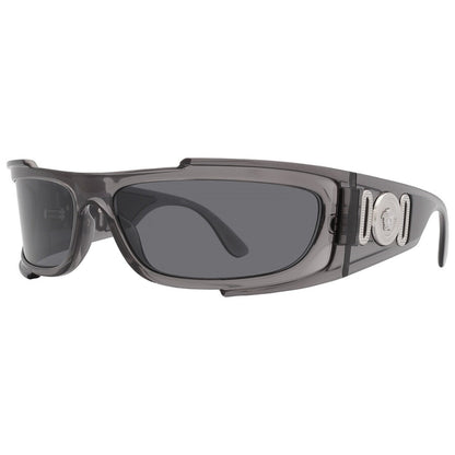 Versace VE4446 59387 Sunglasses 67mm Transparent Grey / Dark Grey Lens