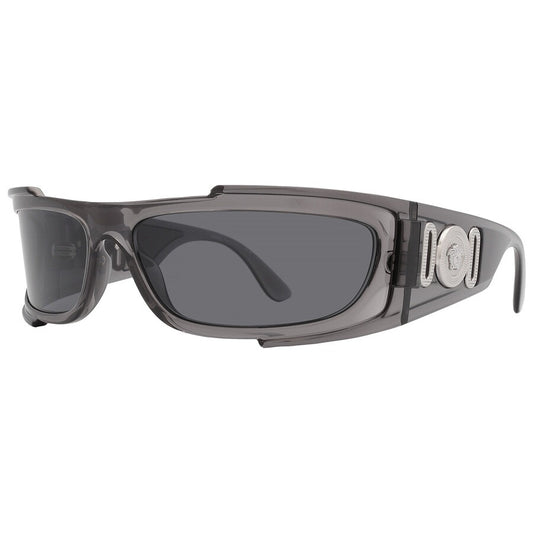 Versace VE4446 59387 Sunglasses 67mm Transparent Grey / Dark Grey Lens