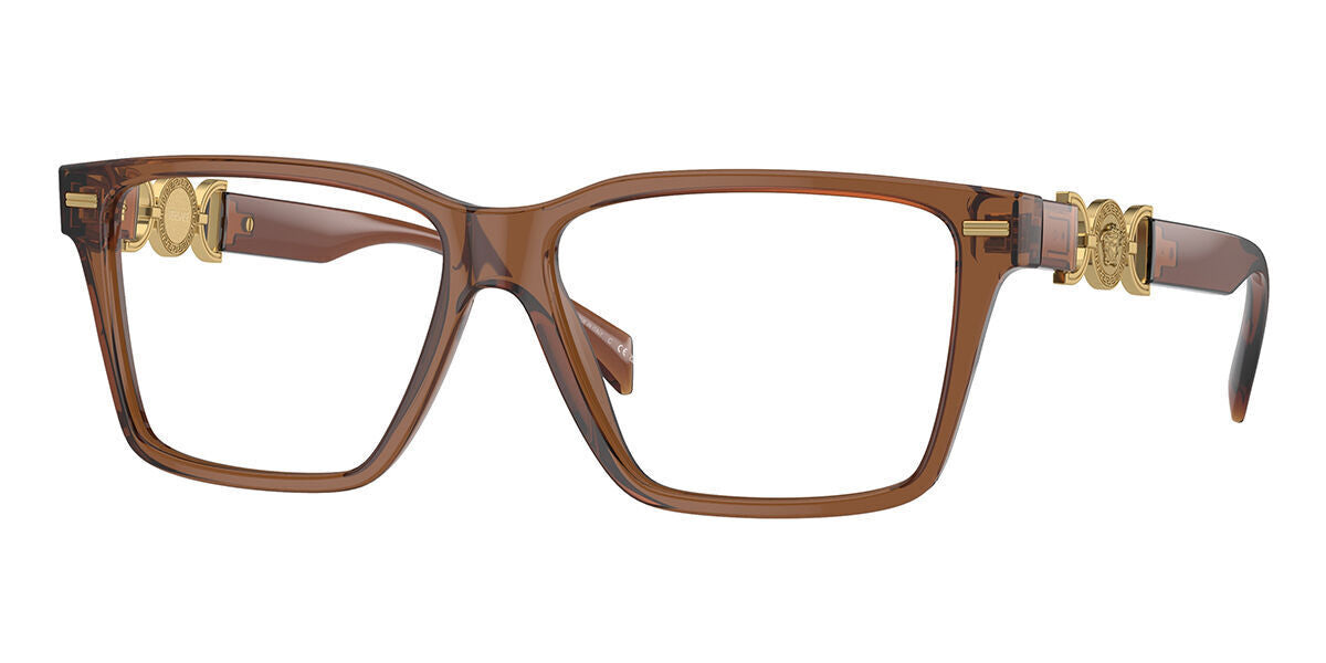 Versace Eyeglasses VE3335F 5028 56mm Transparent Brown / Demo Lens