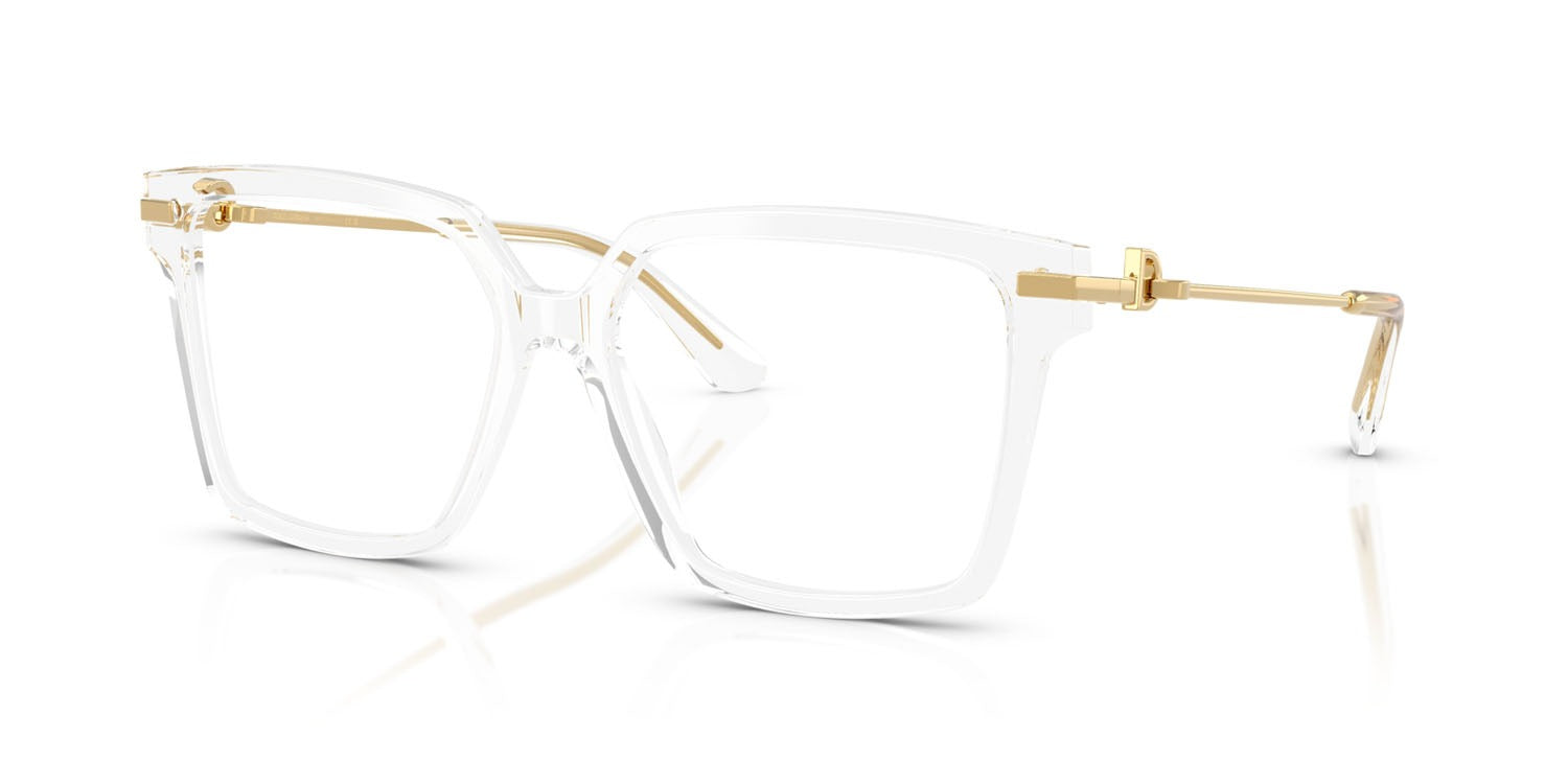 Dolce & Gabbana DG3397 3133 Eyeglasses 56mm Crystal / Clear Demo Lens