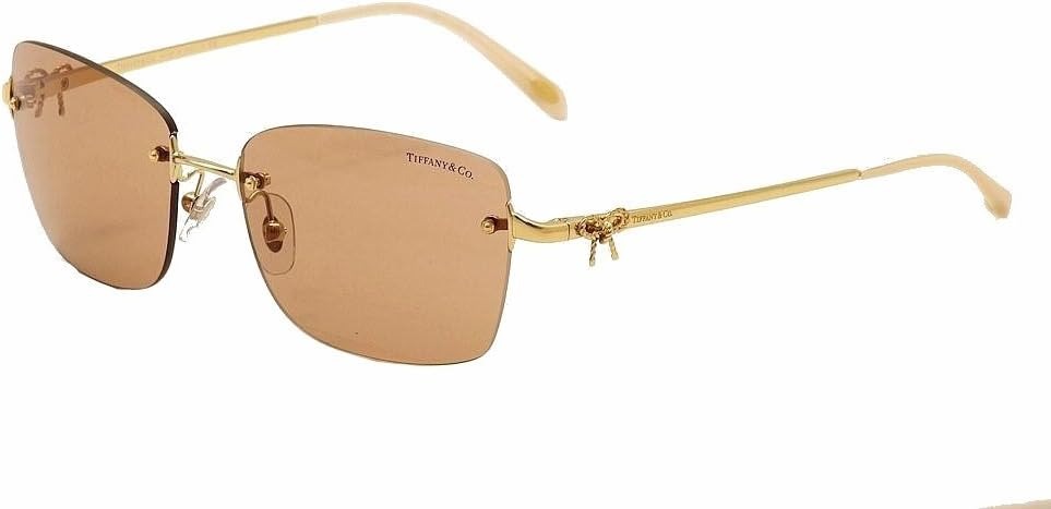 Tiffany & Co Sunglasses TF3045 60023G 56mm Gold / Brown Lens