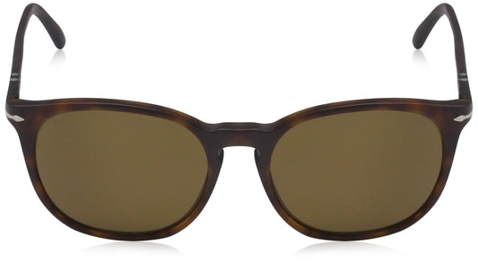Persol PO 3007/S 9001/57 53mm Sunglasses Matte Havana / Brown Polarized Lens