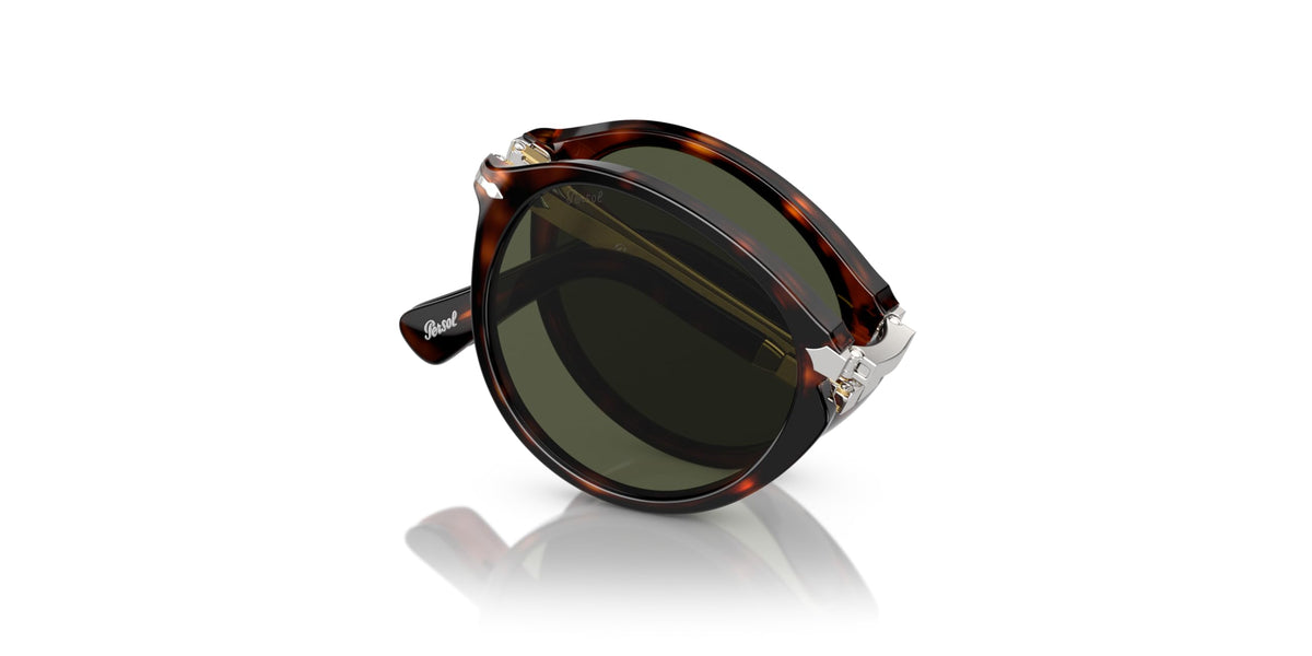Persol Folding Sunglasses PO3274S 24/31 50mm Havana / Green Lens
