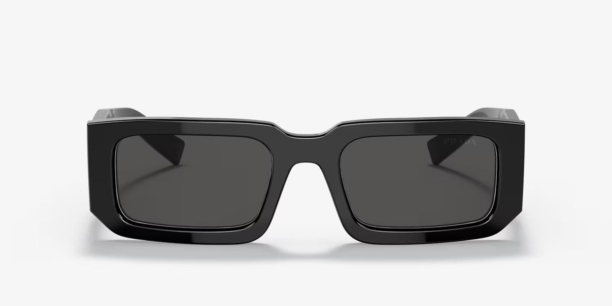 Prada Sunglasses PR06YS 09Q5S0 53mm Black White / Dark Grey Lens