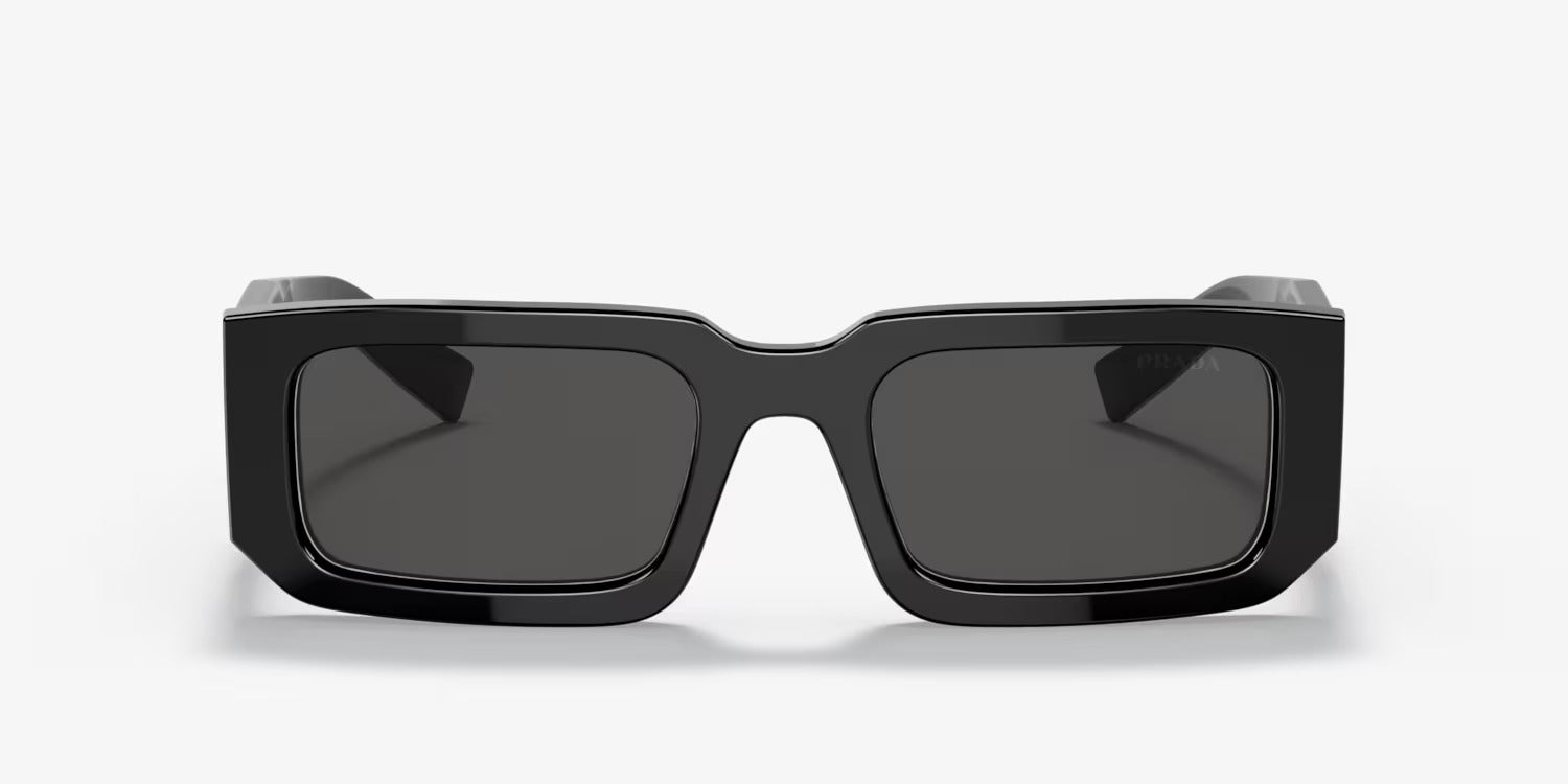 Prada Sunglasses PR06YS 09Q5S0 53mm Black White / Dark Grey Lens