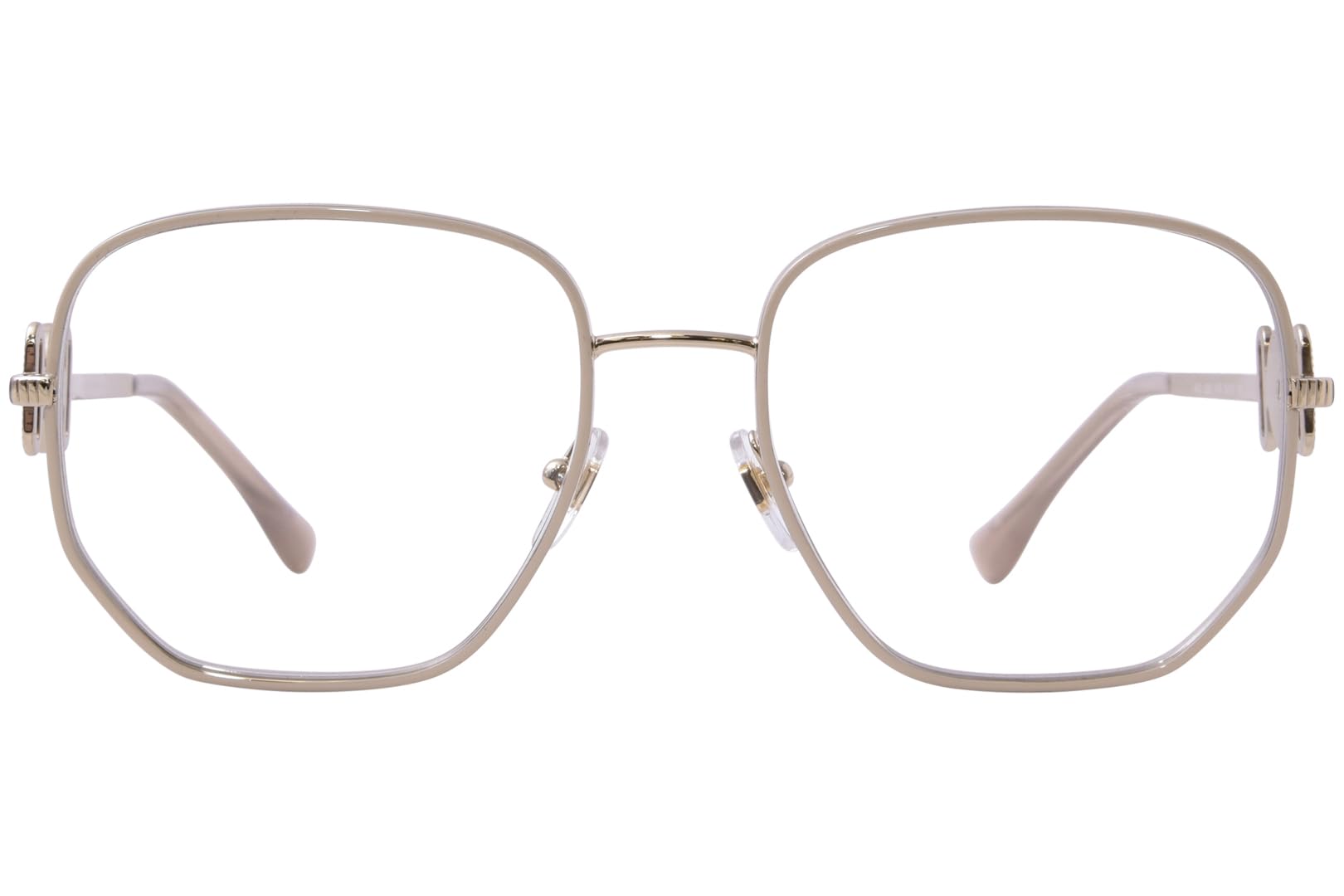 Versace Eyeglasses VE1283 1476 54mm Beige Pale Gold / Demo Lens