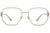 Versace Eyeglasses VE1283 1476 54mm Beige Pale Gold / Demo Lens