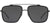 Dolce & Gabbana Sunglasses DG2220 01/87 57mm Black Matte Black / Grey Lens