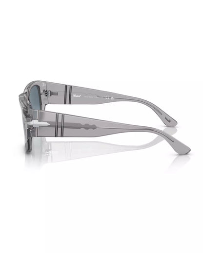 Persol Sunglasses PO3308S 309Q8 51mm Transparent Grey / Azure Gradient Blue Lens