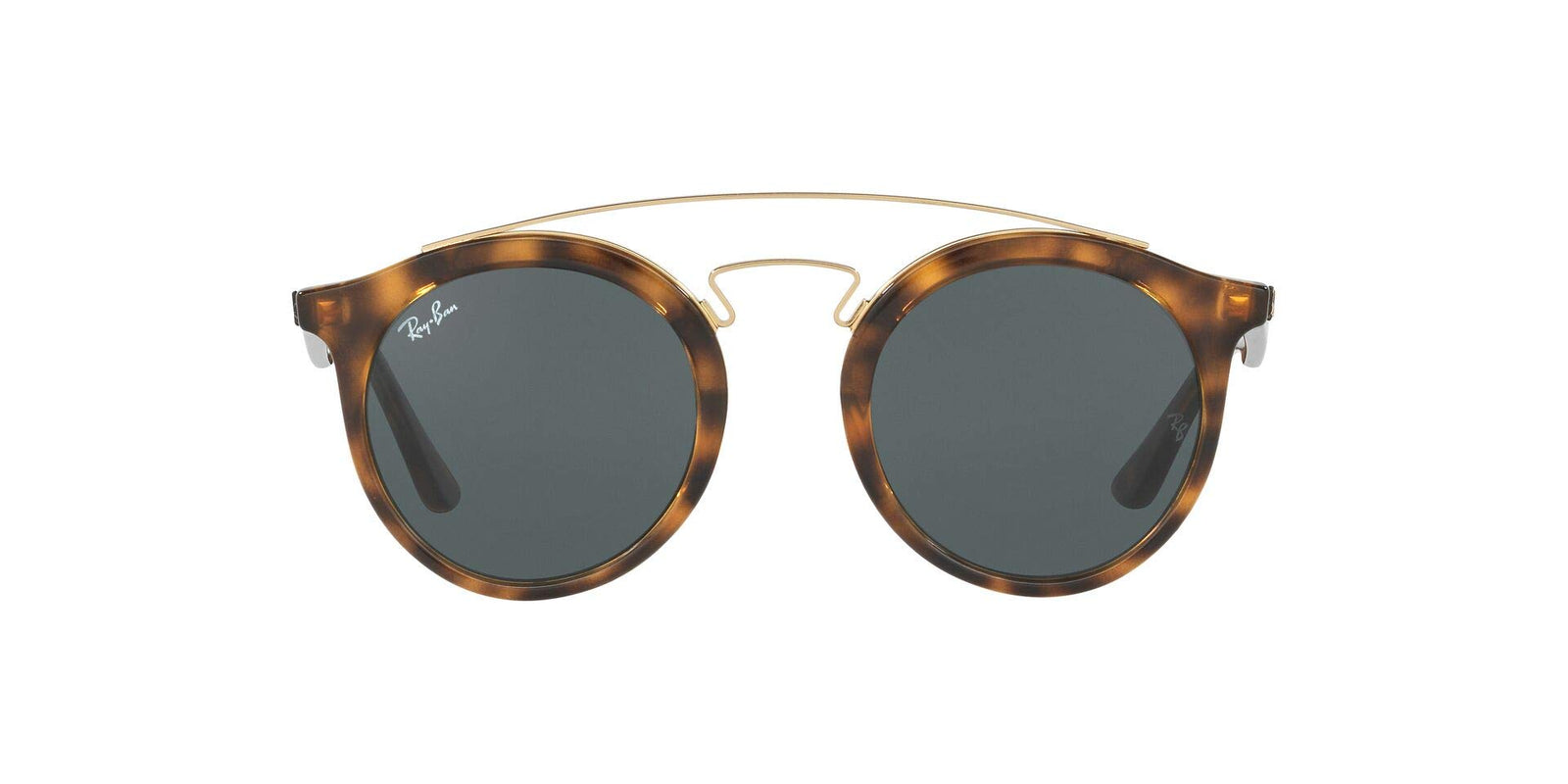 Ray-Ban RB 4256 710/71 49mm Round Sunglasses Havana/Dark Green Lens