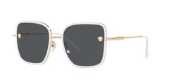 Versace Sunglasses VE2247D 147187 57mm White / Dark Grey Lens