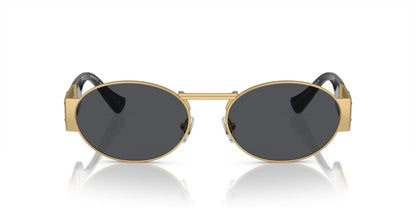 Versace Sunglasses VE2264 100287 56mm Matte Gold / Dark Grey Lens