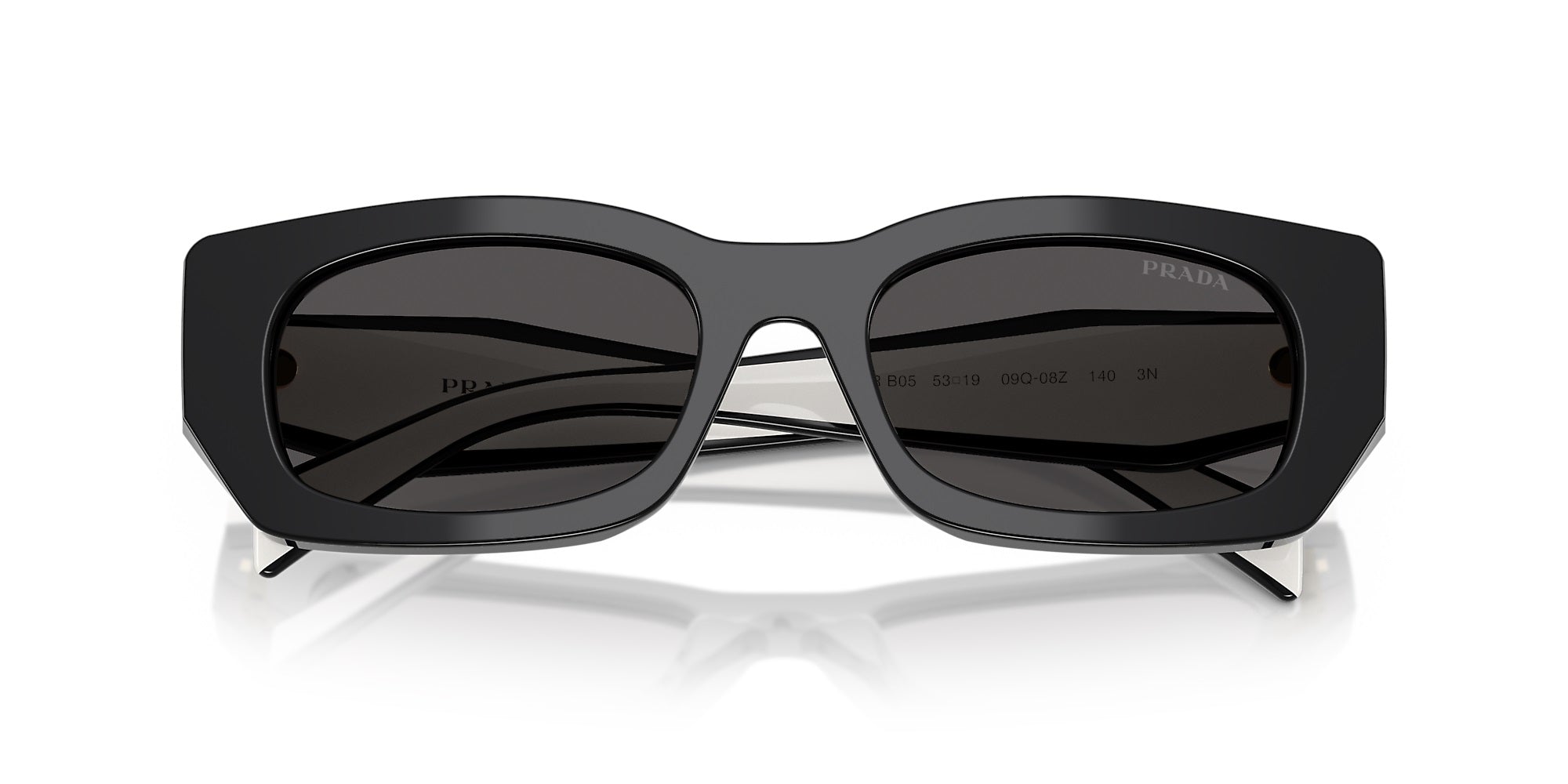 Prada Sunglasses PRB05S 09Q08Z 53mm Black / Dark Grey Lens