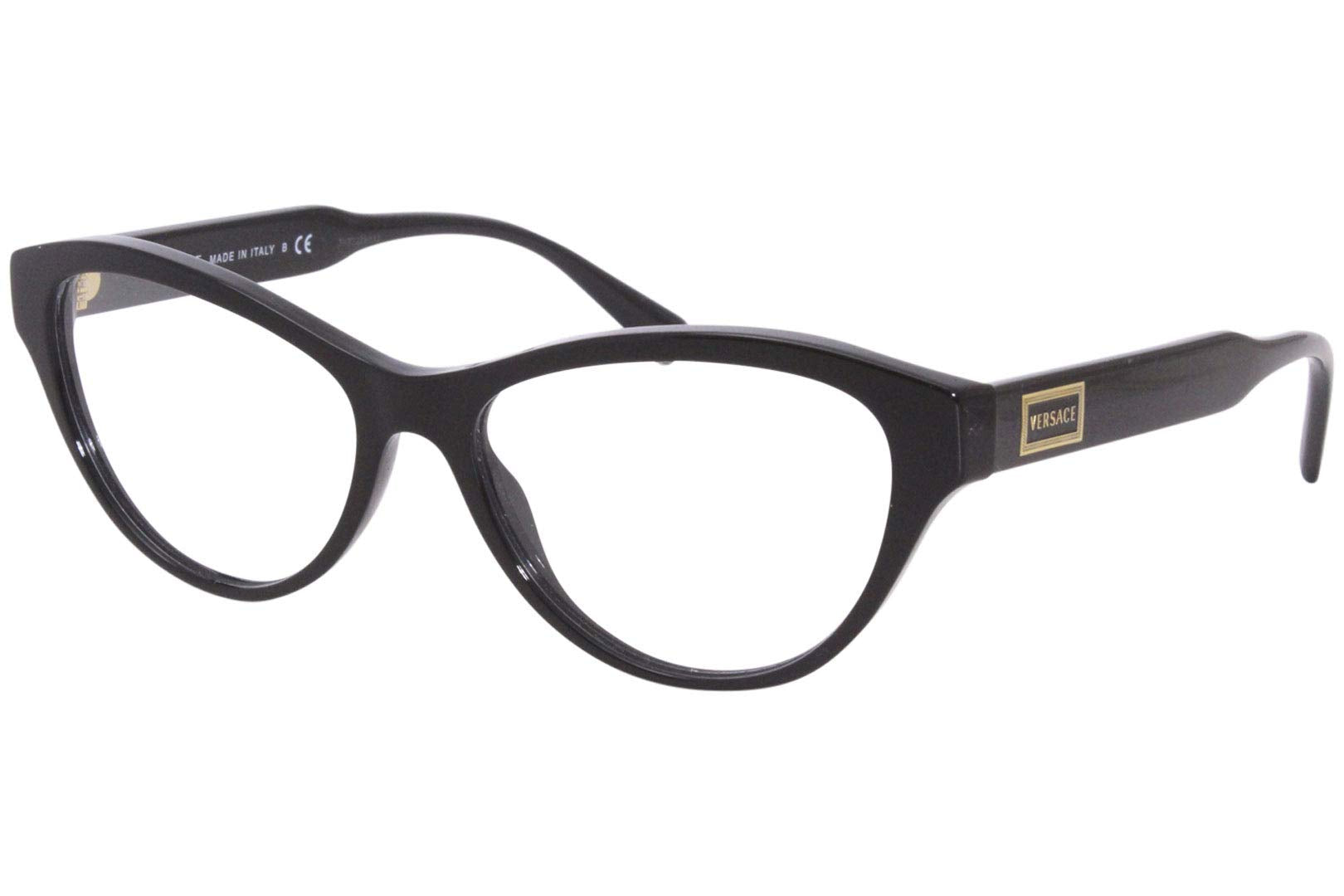 Versace Eyeglasses VE3276 GB1 54mm Black / Demo Lens