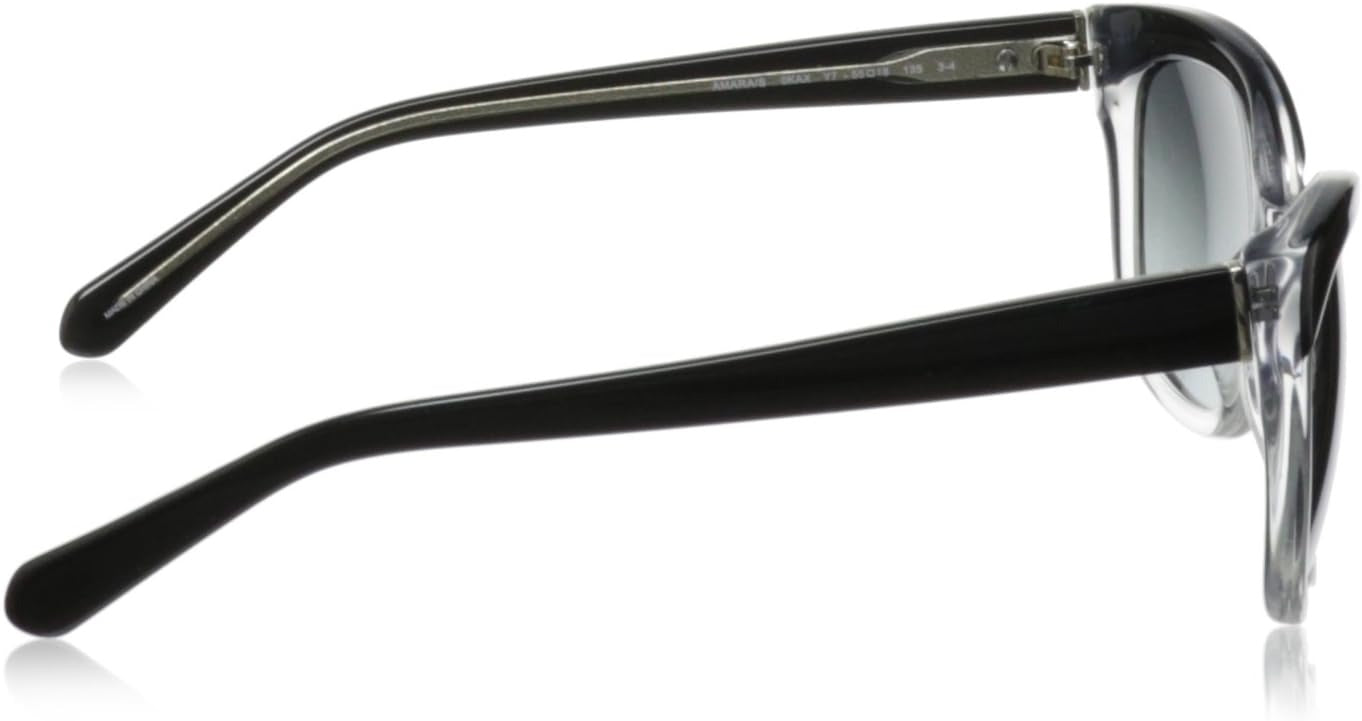 Kate Spade NY Sunglasses AMARA/S KAX-Y7 Black Clear / Grey Gradient Lens
