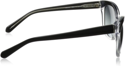 Kate Spade NY Sunglasses AMARA/S KAX-Y7 Black Clear / Grey Gradient Lens