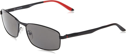 Carrera 8012/S 003/M9 Sunglasses 60mm Matte Black / Grey Polarized Lens
