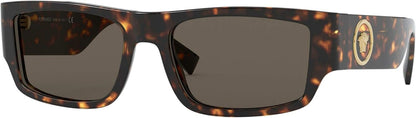 Versace Sunglasses VE4385 108/3 56mm Havana / Dark Grey Lens