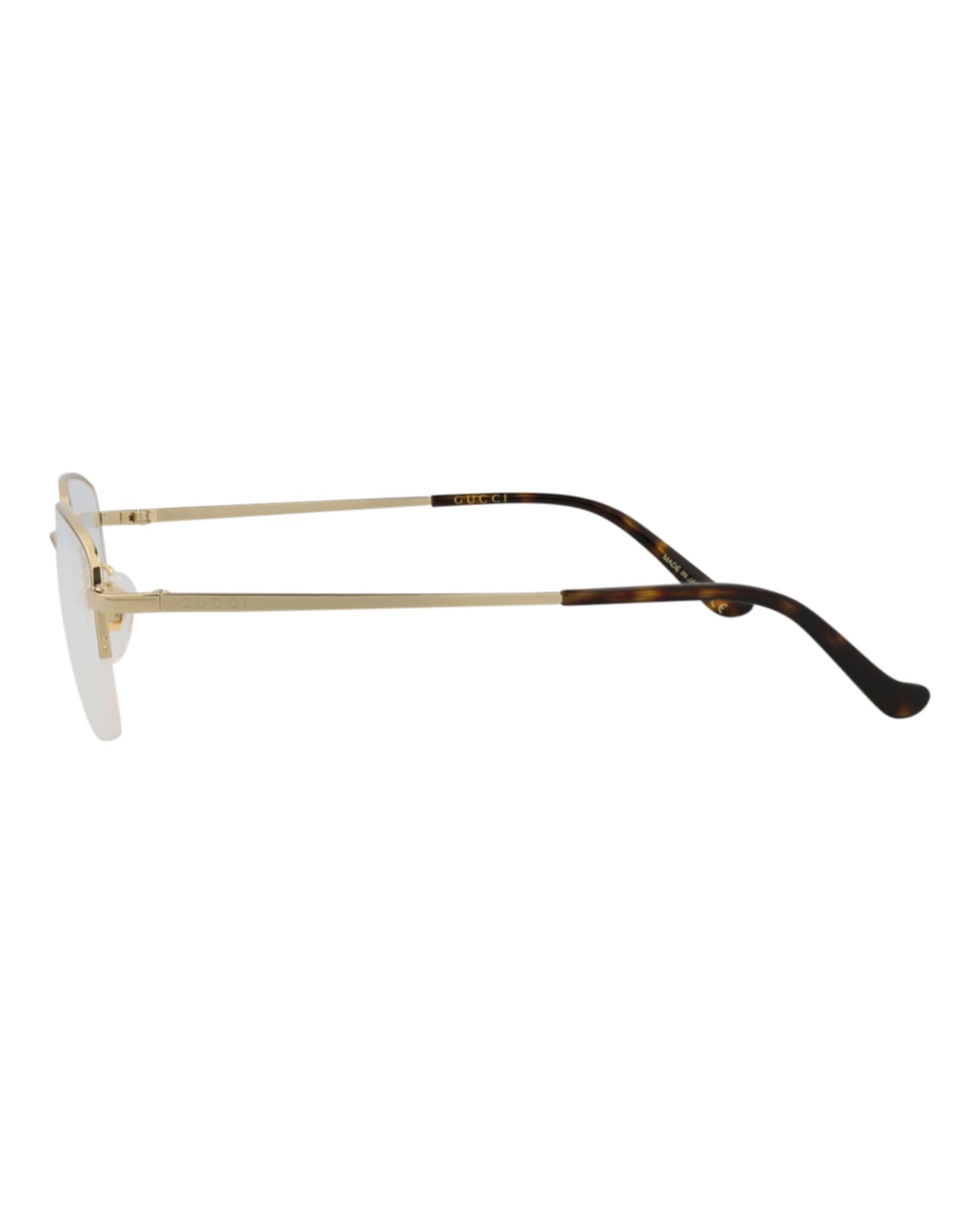 Gucci Eyeglasses GG0863OA 005 54mm Gold / Demo Lens