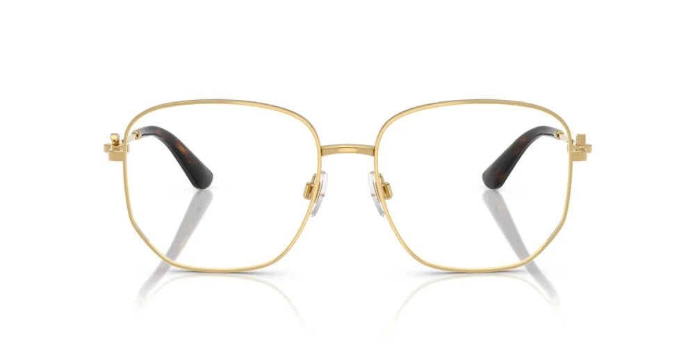 Dolce & Gabbana DG1356 02 Eyeglasses 57mm Gold / Clear Demo Lens