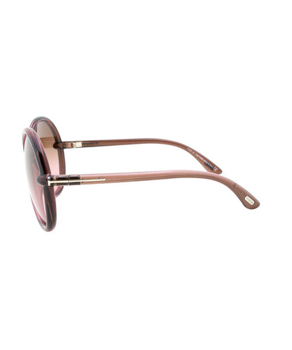 Tom Ford Caithlyn Sunglasses TF167 95P 59mm Purple / Gradient Lens (VINTAGE)