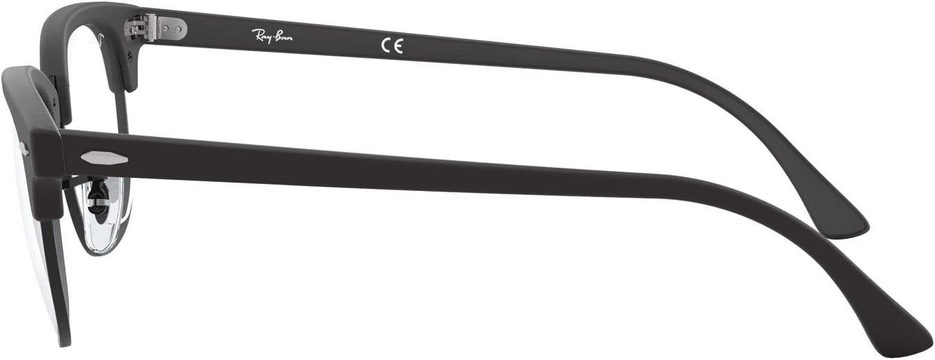 Ray-Ban RX5154 2077 Eyeglasses 49mm Matte Black / Clear Demo Lens