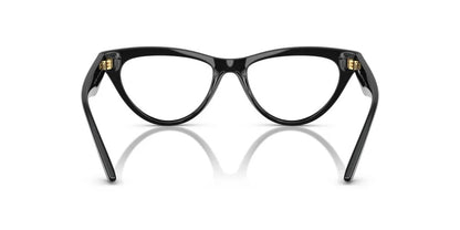 Versace VE3364U GB1 Eyeglasses 52mm Black / Clear Demo Lens