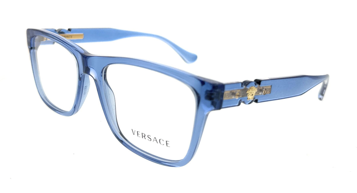 Versace Eyeglasses VE3303 5415 57mm Transparent Blue / Demo Lens