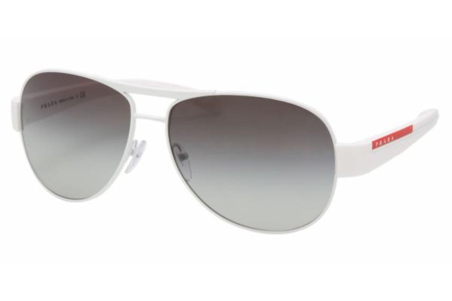 Prada Sport Sunglasses PS51LS 7BA3M1 59mm White / Grey Gradient Lens