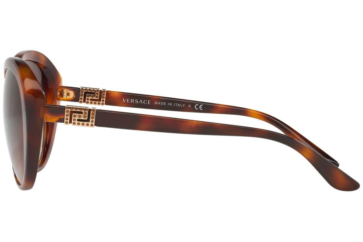 Versace Sunglasses VE4324B 521713 57mm Havana / Brown Gradient Lens
