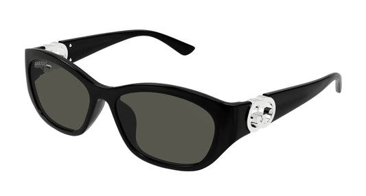 Gucci Sunglasses GG1826SK 001 57mm Black / Grey Lens