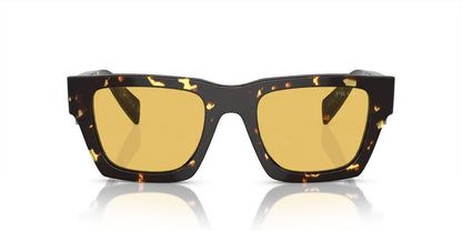 Prada Sunglasses PRA06S 16O10C 50mm Tortoise Black / Yellow Lens