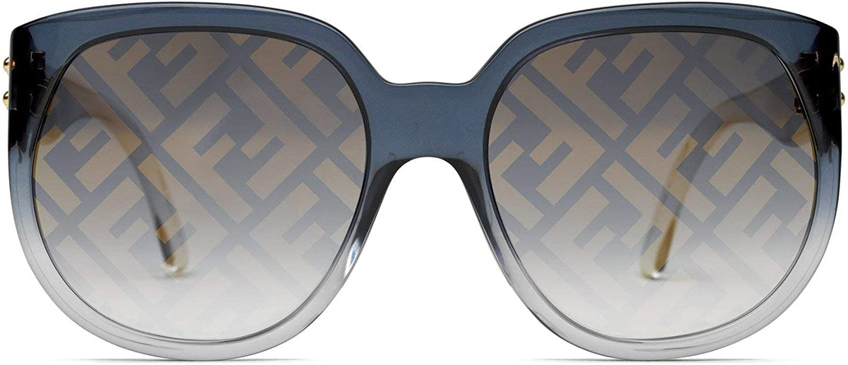 Fendi Sunglasses FF0403GS KB7-7Y 60mm Grey / Grey Pattern Lens