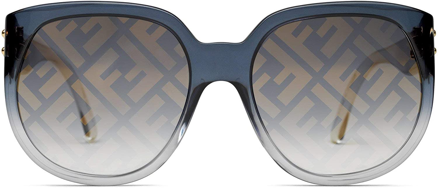 Fendi Sunglasses FF0403GS KB7-7Y 60mm Grey / Grey Pattern Lens
