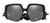 Dolce & Gabbana Sunglasses DG4386 50188 W/Chain Black / Mirror Silver Lens