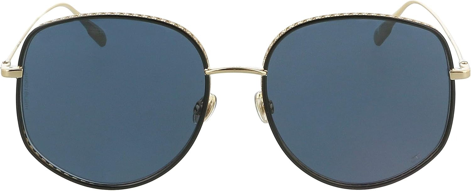 Dior Sunglasses DIORBYDIOR2 J5G A9 58mm Gold / Dark Blue Lens