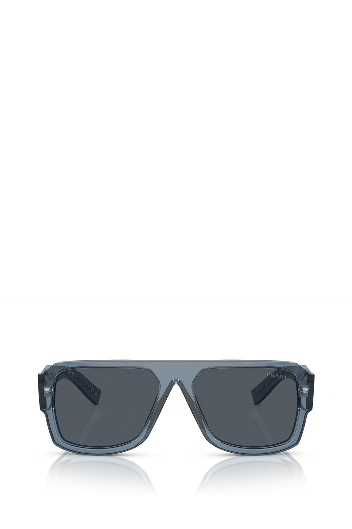 Prada Sunglasses PR22YS 19O70B 56mm Transparent Grey / Dark Grey Lens