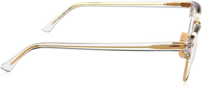 Ray-Ban RX5154 5762 Eyeglasses 49mm Transparent-Gold / Clear Demo Lens