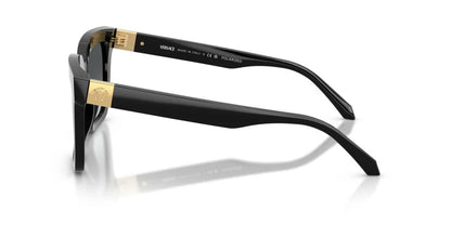 Versace VE4498 GB1/T3 Sunglasses 55mm Black / Dark Grey Gradient Polarized Lens