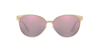 Versace Sunglasses VE2168 1409/5R 57mm Pink Gold / Dark Grey Mirror Pink