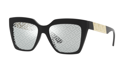 Versace Sunglasses VE4418 GB1/AL 56mm Black / Monogram Silver Lens