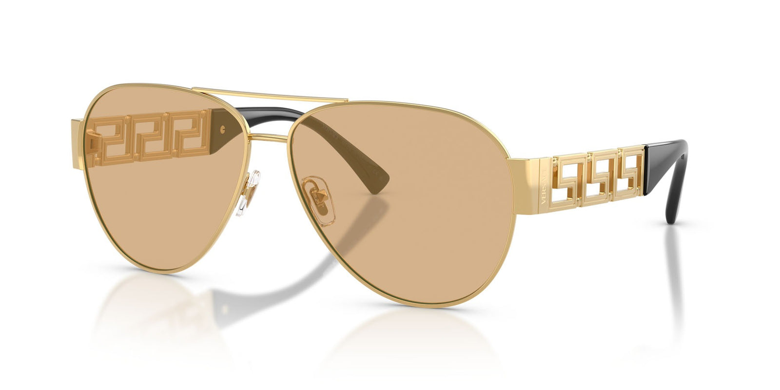 Versace Sunglasses VE2289 1002D8 61mm Gold / Yellow Mirror Silver Internal Lens