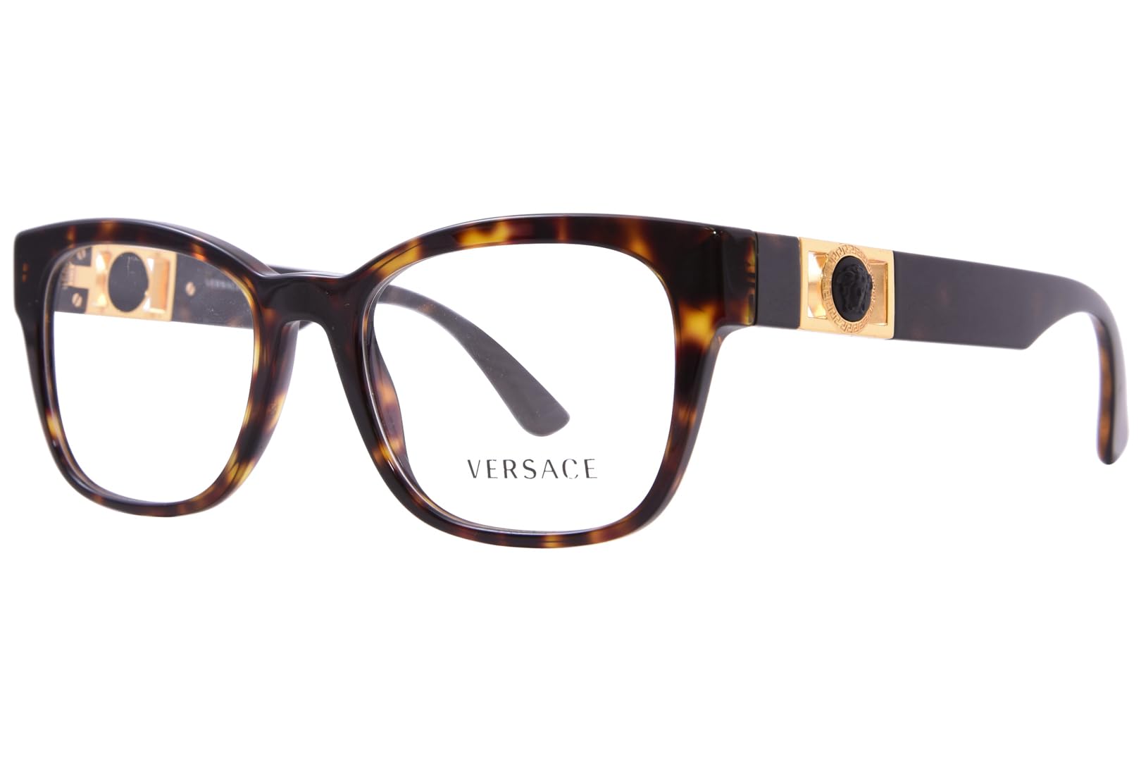 Versace Eyeglasses VE3314 108 54mm Havana / Demo Lens