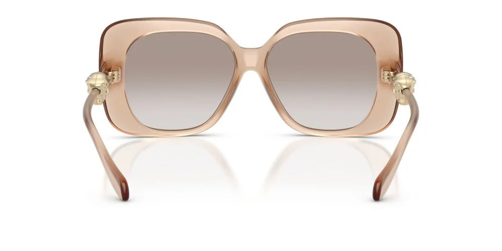 Versace Sunglasses VE4499U 55386E 57mm Opal Rose / Gradient Brown Mirror Gold