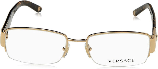 Versace VE 1175B 1002 Rectangle Eyeglasses 53mm Gold / Demo Lens