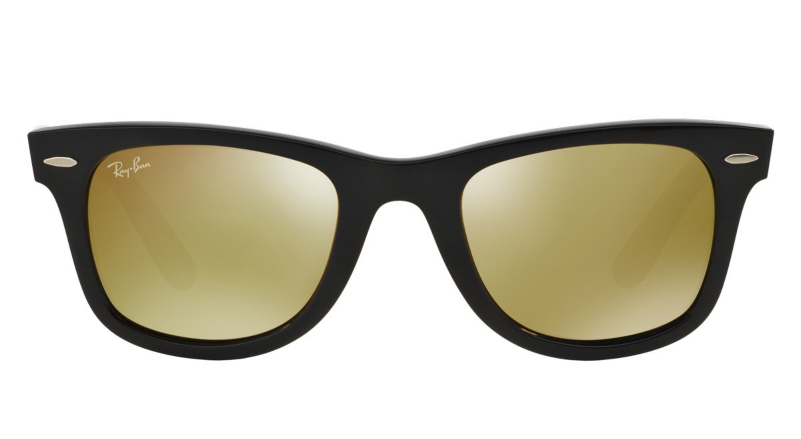 Ray-Ban RB2140 117393 Sunglasses 50mm Black-Olive Green / Gold Mirror Lens
