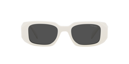 Prada Sunglasses PR17WS 1425S0 49mm Ivory / Dark Grey Lens